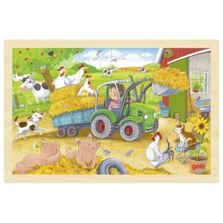 Goki Puzzle malý traktor