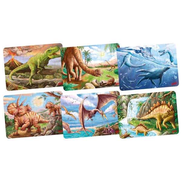 Goki  mini puzzle dinosaury - triceratops