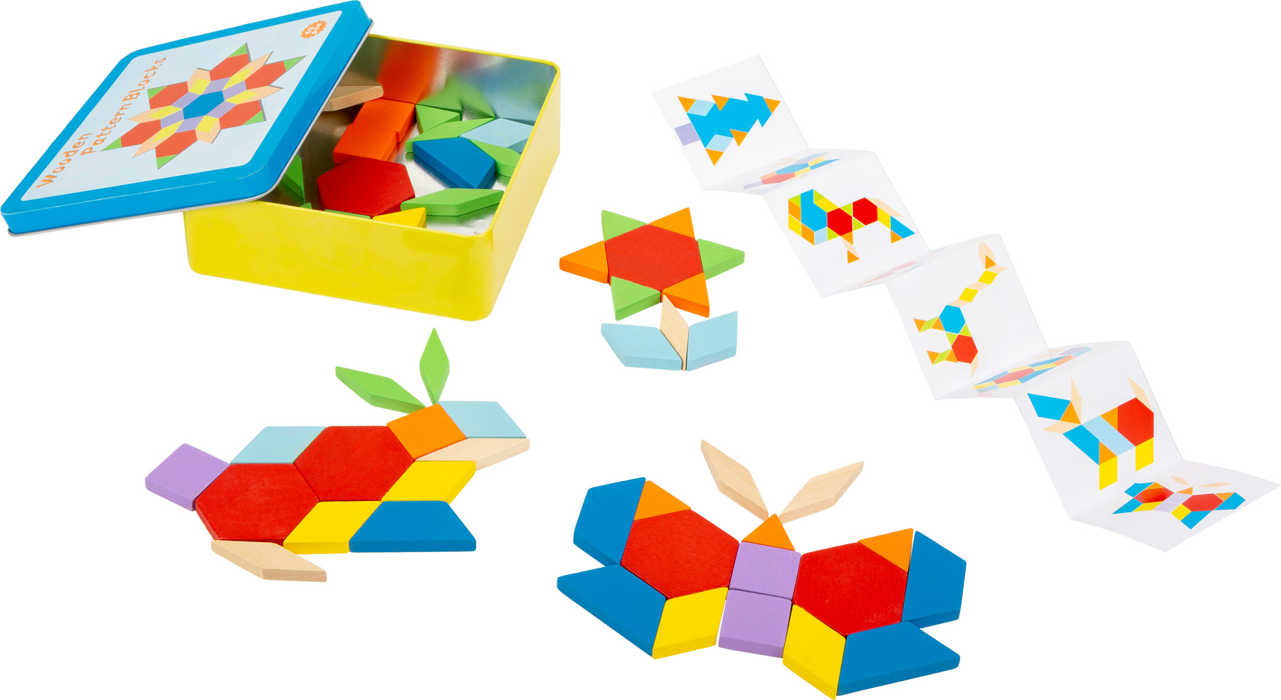 Legler Tangram puzzle škatuľka