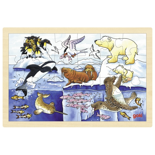 Goki puzzle Arktické zvieratá