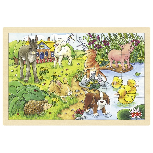 Goki Puzzle malé zvieratká