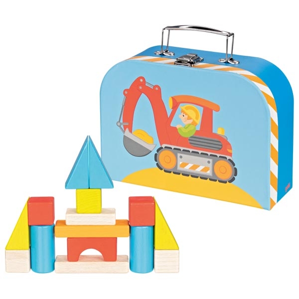 Goki stavebné kocky v kufríku