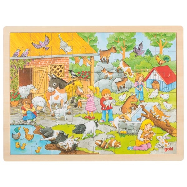 Goki Puzzle Detská zoo