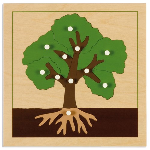 Montessori puzzle strom
