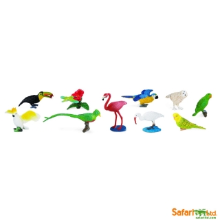 Safari Ltd Exotické vtáctvo v tube