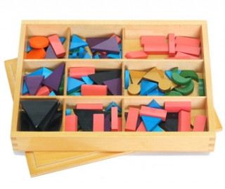 Montessori drevené Gramatické symboly v krabičke