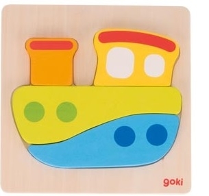 Goki puzzle 3D loď