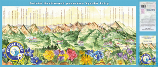 Detská ilustrovaná panoráma Vysoké Tatry